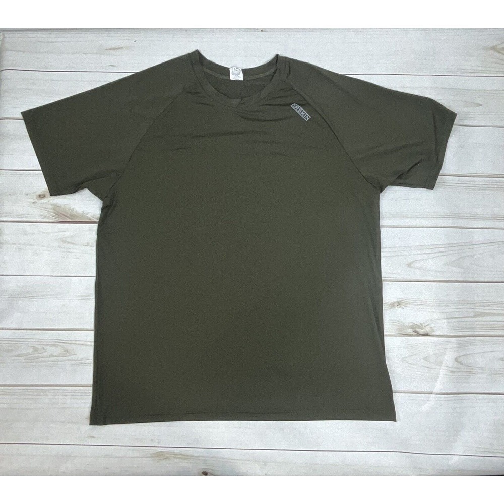 DRSKIN Winning Performance Compression‎ Short Sleeve Green T-Shirt Men's Large